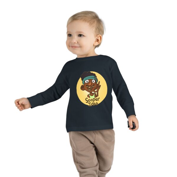 Cool Toddler Long Sleeve Tee - Sooper Idea Fun for Kids - Image 8