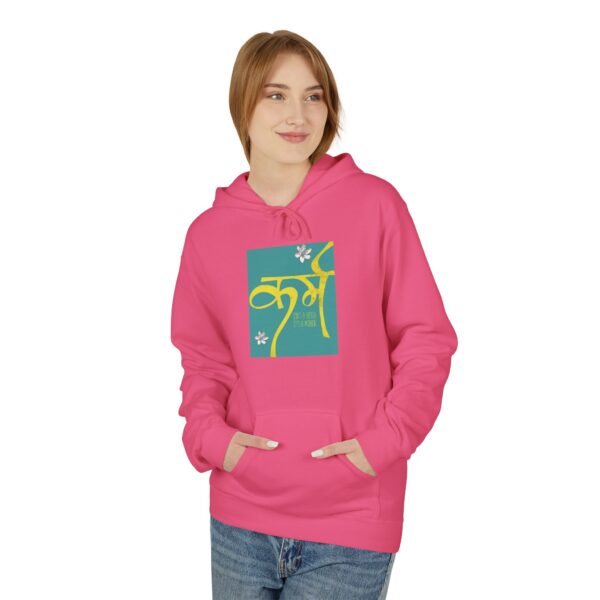 Vibrant Fleece Hoodie with Inspirational Design, Cozy Layer for Every Season - Image 14