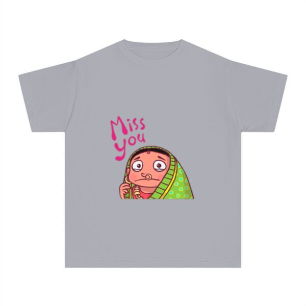 Cute 'Miss You' Youth Midweight Tee, Kids T-Shirt for Thoughtful Gifts - Image 7