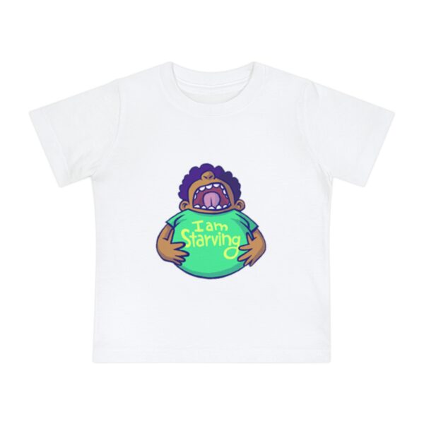 Funny Baby T-Shirt - I Am Starving, Cute Kids Clothing - Image 3