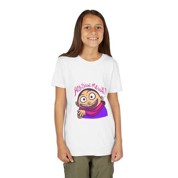 Youth Tee - "Any Good News?" Fun Graphic T-Shirt for Kids, Birthday Gift - Image 6