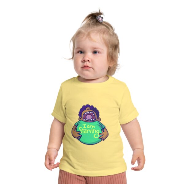 Funny Baby T-Shirt - I Am Starving, Cute Kids Clothing - Image 6