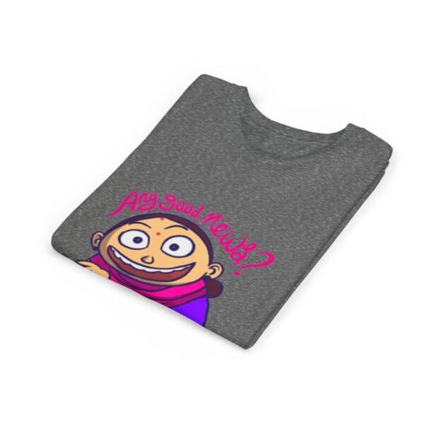 Youth Tee - "Any Good News?" Fun Graphic T-Shirt for Kids, Birthday Gift - Image 15