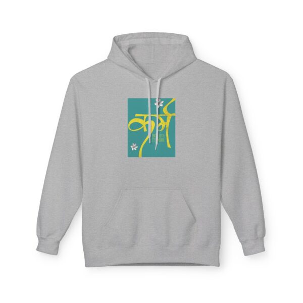 Vibrant Fleece Hoodie with Inspirational Design, Cozy Layer for Every Season - Image 7
