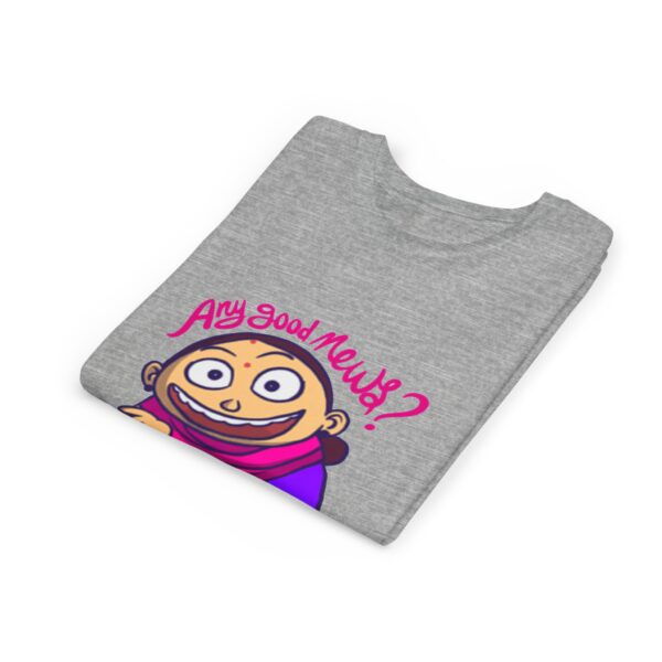 Youth Tee - "Any Good News?" Fun Graphic T-Shirt for Kids, Birthday Gift - Image 19