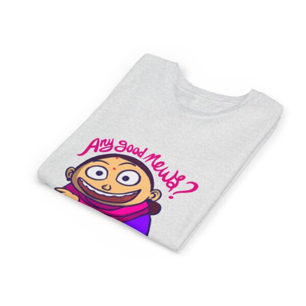 Youth Tee - "Any Good News?" Fun Graphic T-Shirt for Kids, Birthday Gift - Image 11