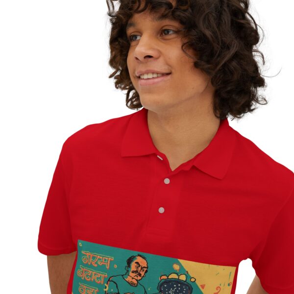 Cultural Graphic Polo Shirt, Unique Men's Polo - Image 12