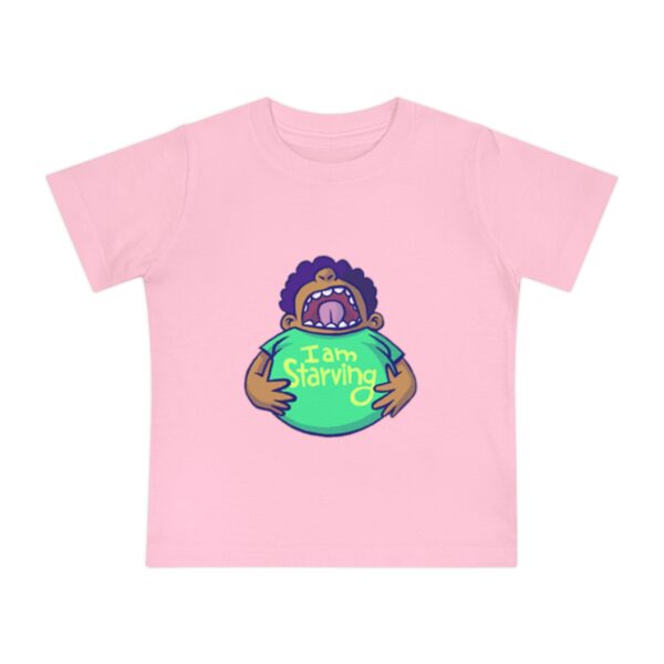Funny Baby T-Shirt - I Am Starving, Cute Kids Clothing - Image 2