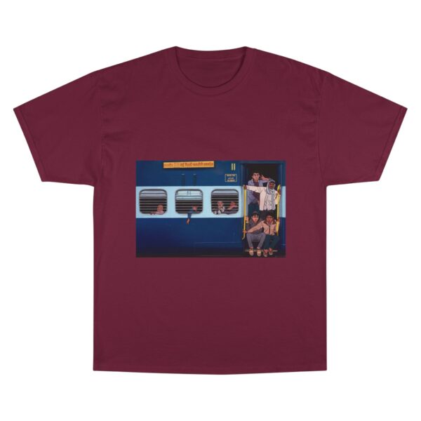 Champion T-Shirt with Urban Travel Design, Casual Wear - Image 9