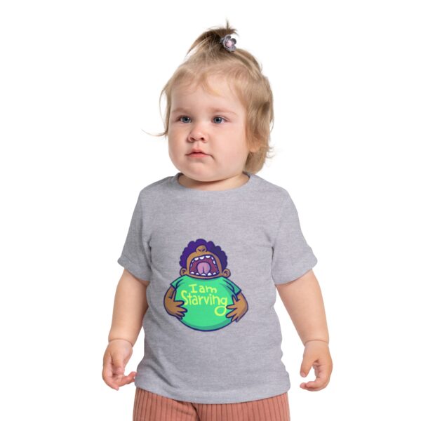 Funny Baby T-Shirt - I Am Starving, Cute Kids Clothing - Image 8