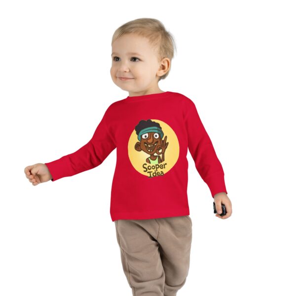 Cool Toddler Long Sleeve Tee - Sooper Idea Fun for Kids - Image 14