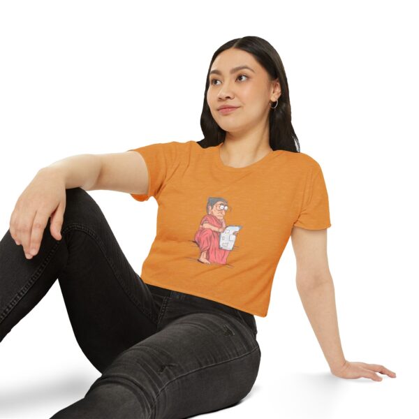 Women's Festival Crop Top, Funny Graphic Tee - Image 9