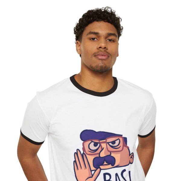 Funny Unisex Cotton Ringer T-Shirt, Humor Tee - Image 9