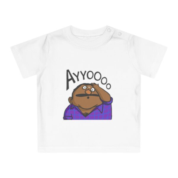 Funny Baby T-Shirt with 'Ayyo' Design, Cute Infant Apparel - Image 3