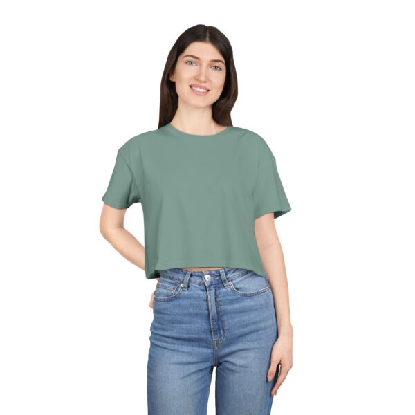 Fun and Expressive Women's Crop Tee with Playful Graphics - Image 10