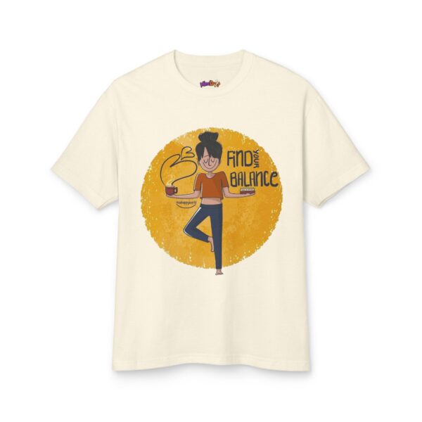 Find Your Balance Tee | Unisex Garment-Dyed Heavyweight Cotton T-Shirt - Image 2