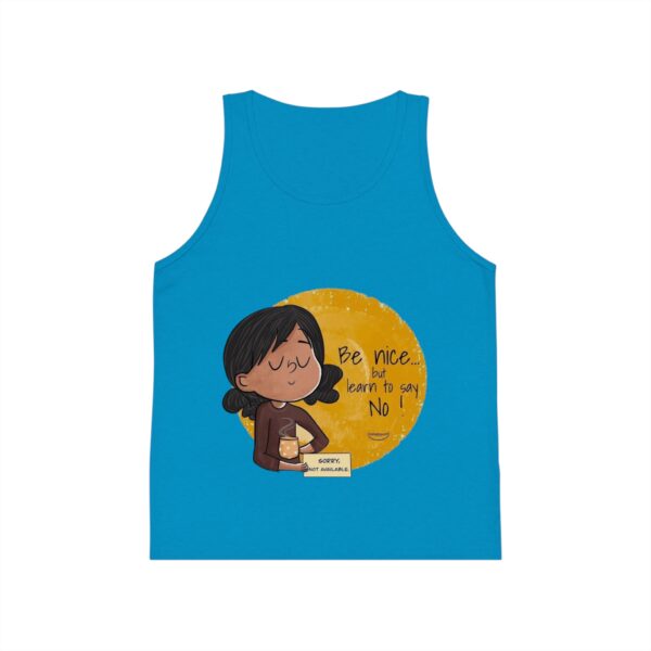 Be Nice Kid's Jersey Tank Top - Inspirational Kids Clothing - Image 9