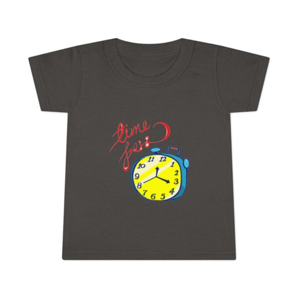 Cute Toddler T-Shirt with Colorful Clock Design - Image 5