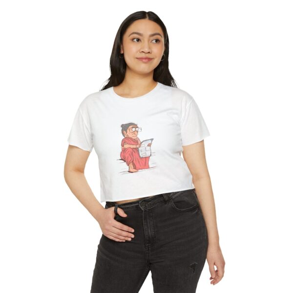 Women's Festival Crop Top, Funny Graphic Tee - Image 5