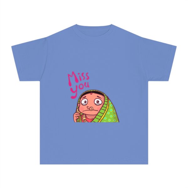 Cute 'Miss You' Youth Midweight Tee, Kids T-Shirt for Thoughtful Gifts - Image 2