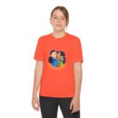 Youth Competitor Tee - Fun Cartoon Design, Kid's Fashion, Playful Gift