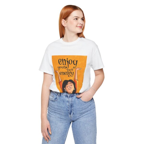 Energetic Vibes Unisex Tee, Positive Affirmation Shirt