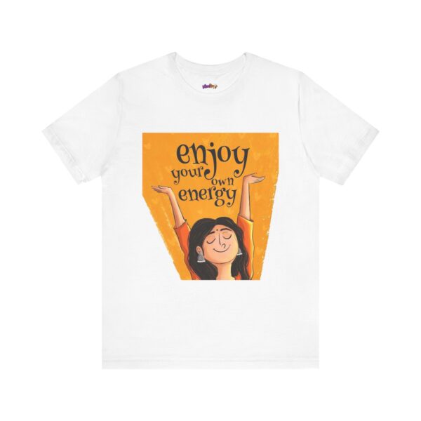 Energetic Vibes Unisex Tee, Positive Affirmation Shirt - Image 2