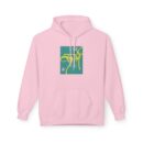 Vibrant Fleece Hoodie with Inspirational Design, Cozy Layer for Every Season