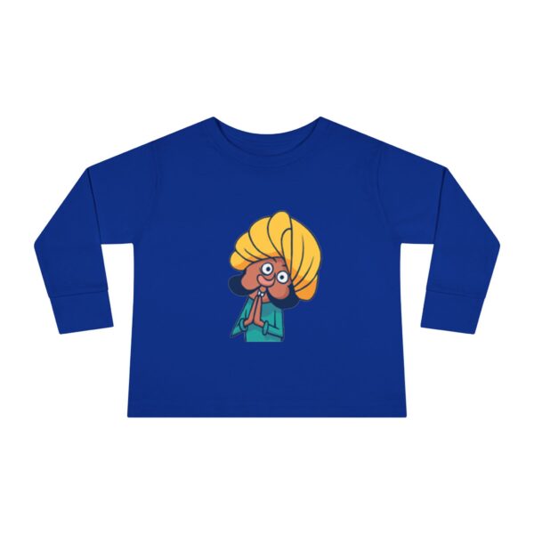 Whimsical Toddler Long Sleeve Tee with Fun Character Design - Image 7