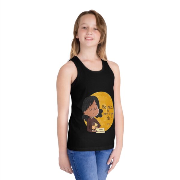 Be Nice Kid's Jersey Tank Top - Inspirational Kids Clothing - Image 6
