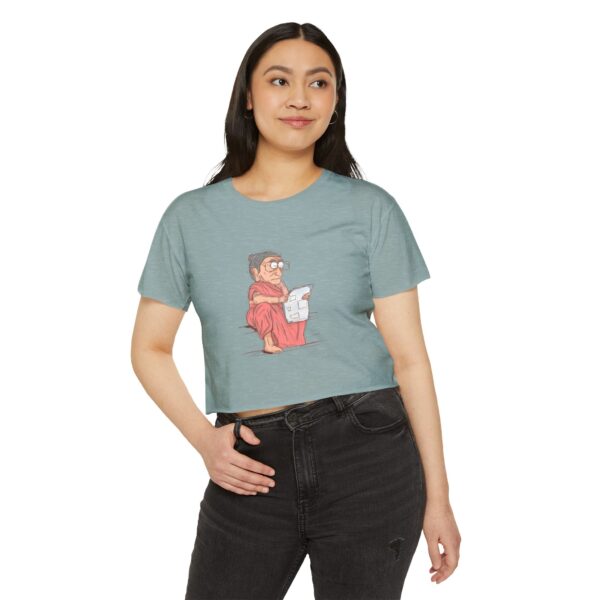 Women's Festival Crop Top, Funny Graphic Tee