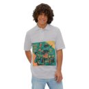 Cultural Graphic Polo Shirt, Unique Men's Polo