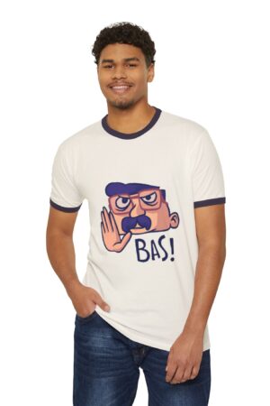 Funny Unisex Cotton Ringer T-Shirt, Humor Tee