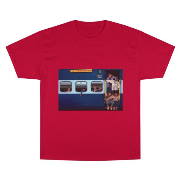 Champion T-Shirt with Urban Travel Design, Casual Wear - Image 11