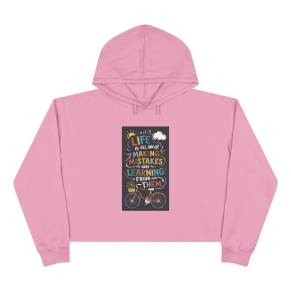 Inspirational Crop Hoodie - Motivational Fitness Apparel - Image 9