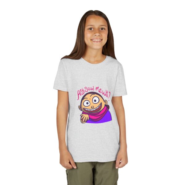 Youth Tee - "Any Good News?" Fun Graphic T-Shirt for Kids, Birthday Gift - Image 10