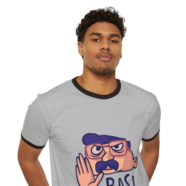 Funny Unisex Cotton Ringer T-Shirt, Humor Tee - Image 6