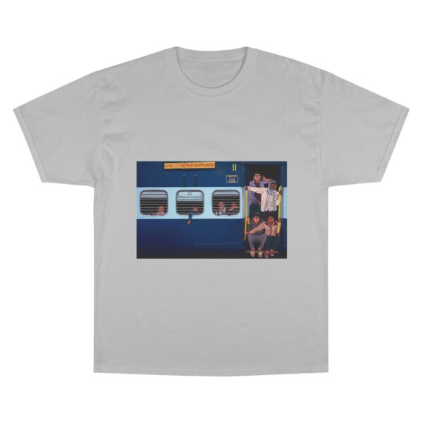 Champion T-Shirt with Urban Travel Design, Casual Wear - Image 3