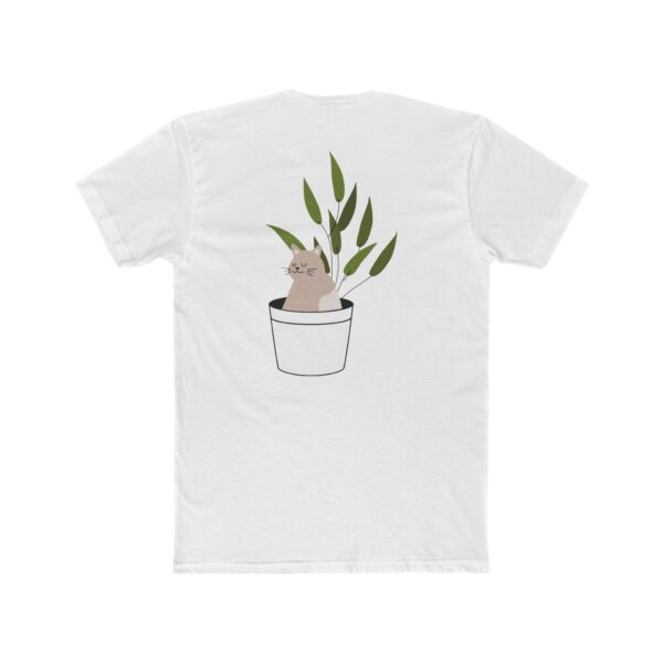 Cute Cat Plant Lover Tee, Unisex T-Shirt, Pet Lover Gift, Cat Lover Apparel, Animal Lover Shirt, Nature-Inspired Clothing - Image 2