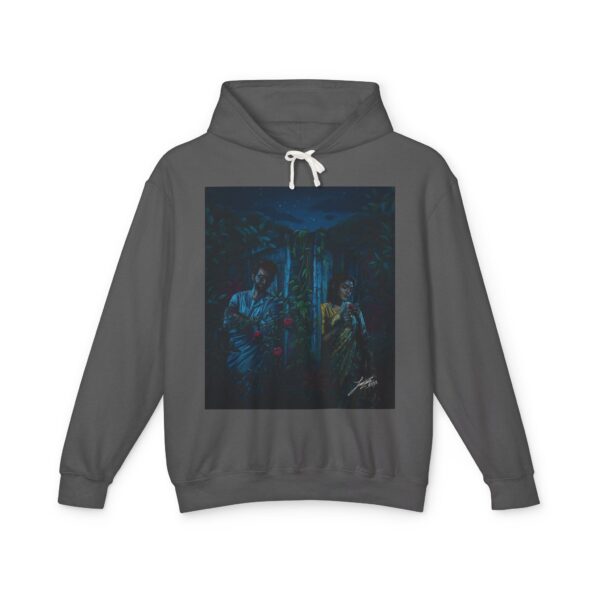 Mystical Forest Unisex Lightweight Hooded Sweatshirt - Cozy Layer for All Seasons - Image 2