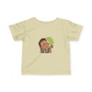 Cute Infant Fine Jersey Tee with "Toto Diba Bye" Design, Baby T-Shirt