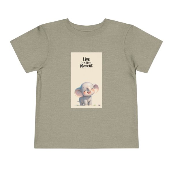 Cute Elephant Toddler Tee, Inspirational Kids Shirt, Birthday Gift - Image 2