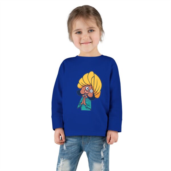 Whimsical Toddler Long Sleeve Tee with Fun Character Design - Image 8