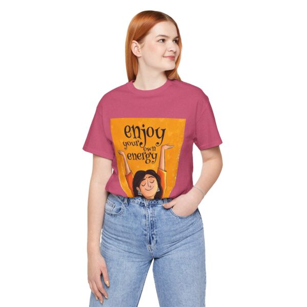 Energetic Vibes Unisex Tee, Positive Affirmation Shirt - Image 18