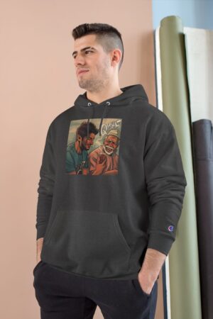Champion Hoodie with Unique Artwork