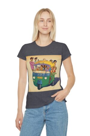 Colorful Women's Graphic Tee, Vibrant Everyday Shirt