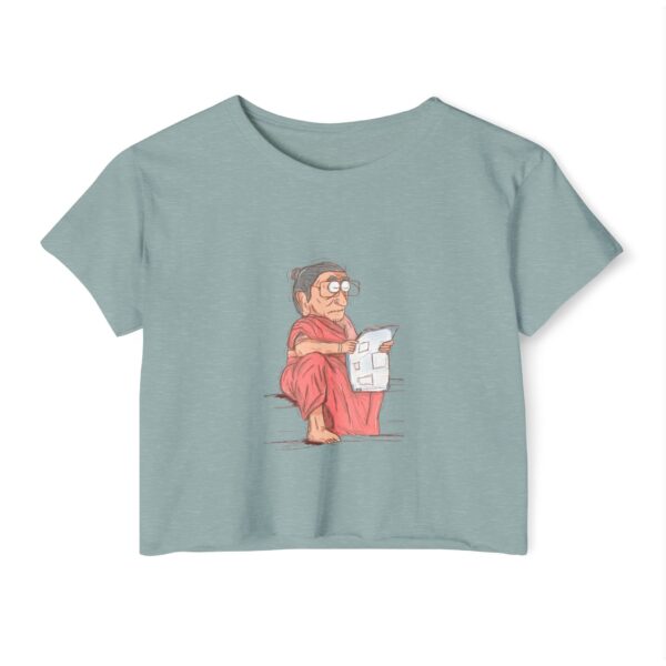 Women's Festival Crop Top, Funny Graphic Tee - Image 2