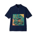 Cultural Graphic Polo Shirt, Unique Men's Polo