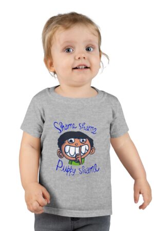 Toddler T-Shirt: Fun Puppy Shame Graphic Tee, Cute Kids Gift