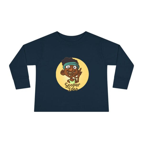 Cool Toddler Long Sleeve Tee - Sooper Idea Fun for Kids - Image 10